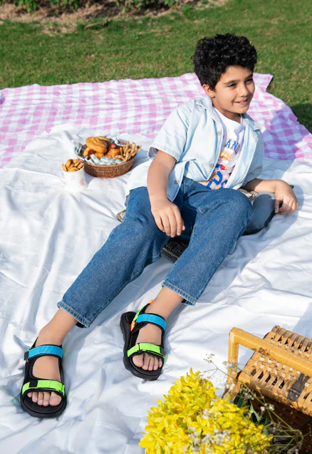 Boys' Color Splash Sandals - Image 6