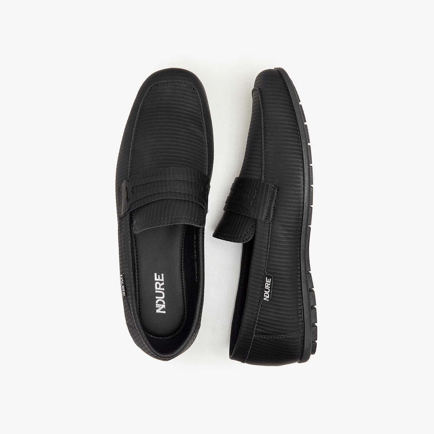 Men's Textured Loafers - Image 3
