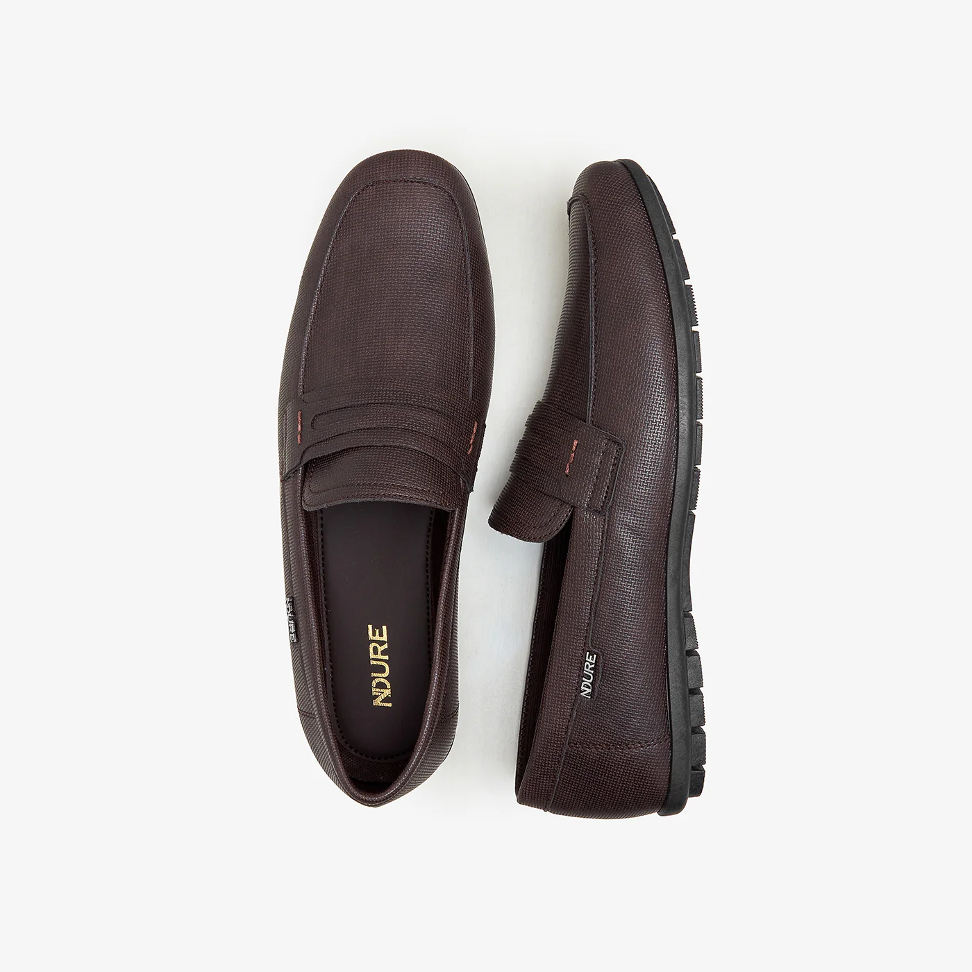 Men's Textured Loafers - Image 2
