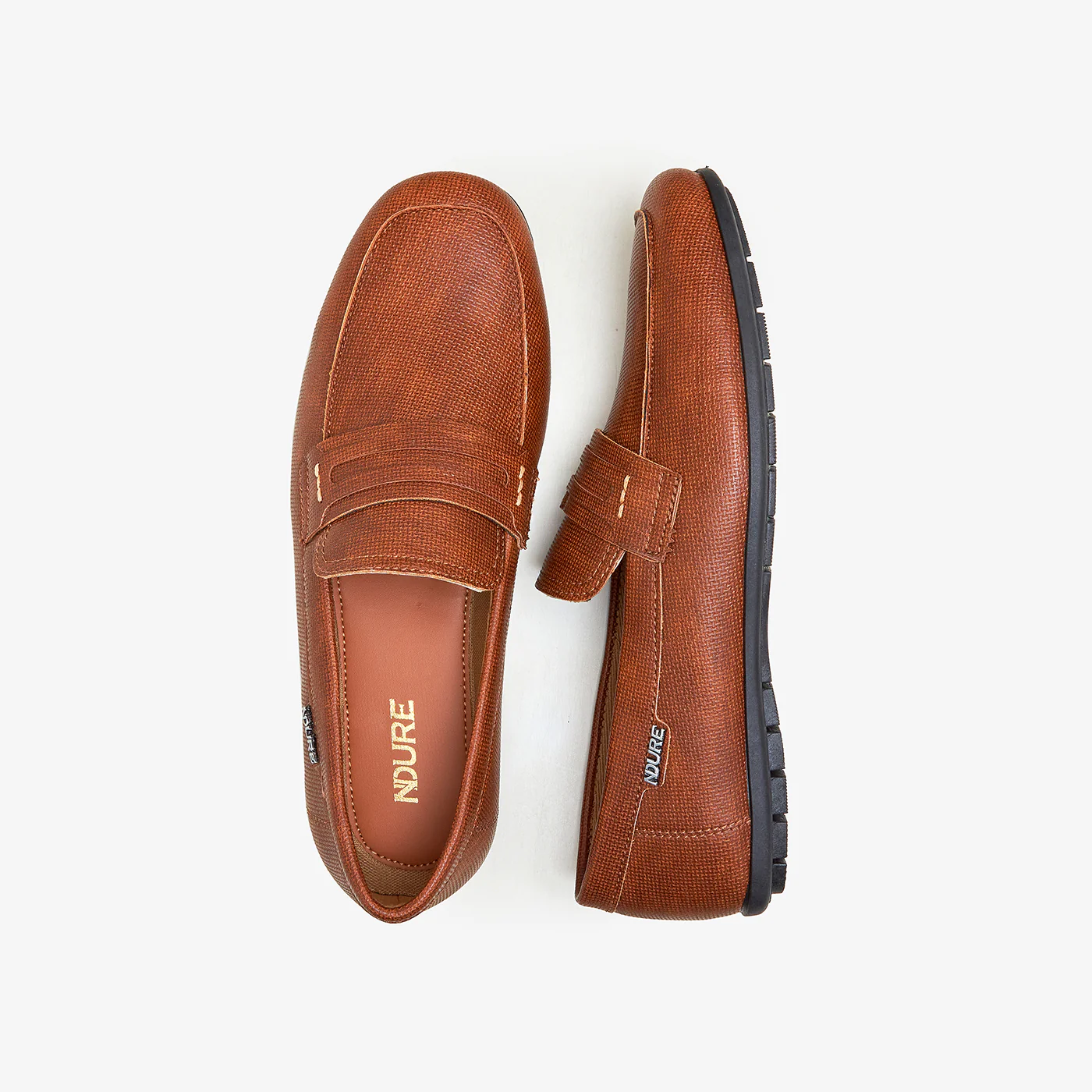 Men's Textured Loafers - Image 2