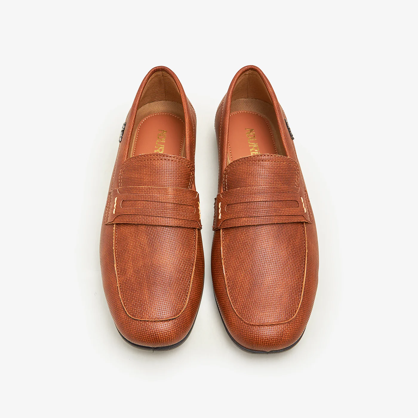 Men's Textured Loafers - Image 3