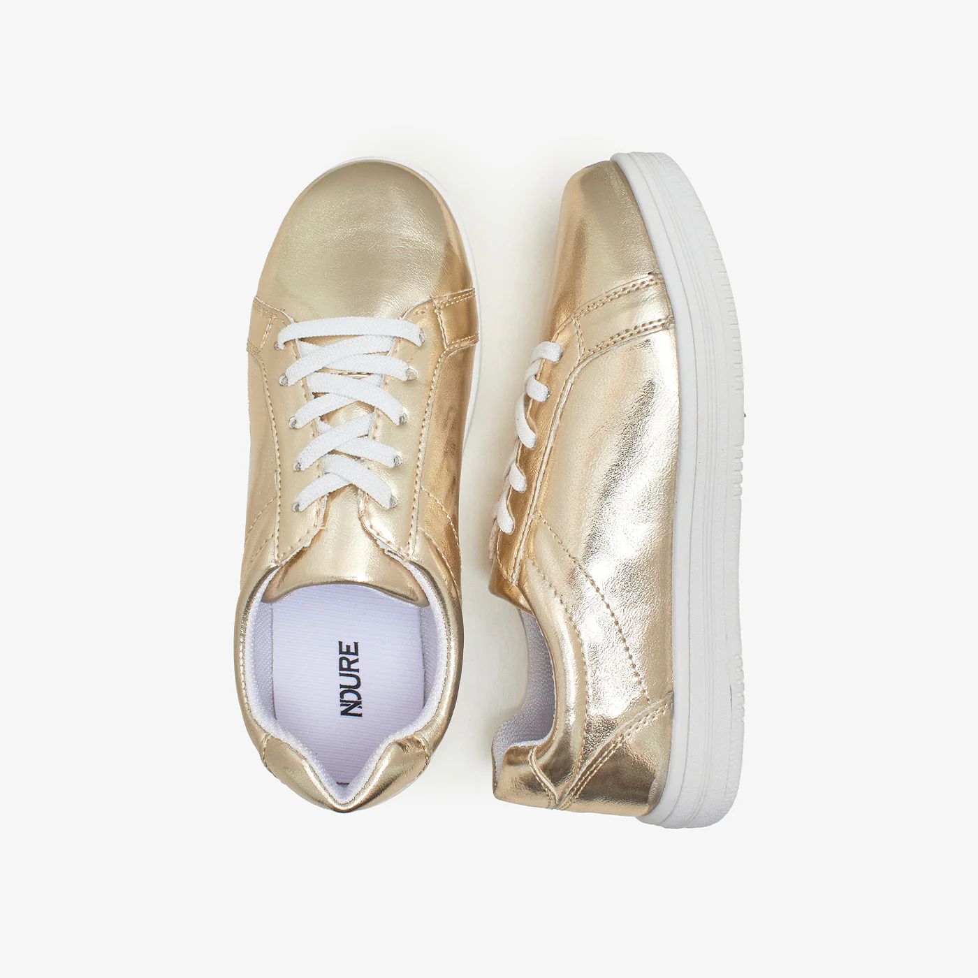 Girls' Metallic Sneakers - Image 3