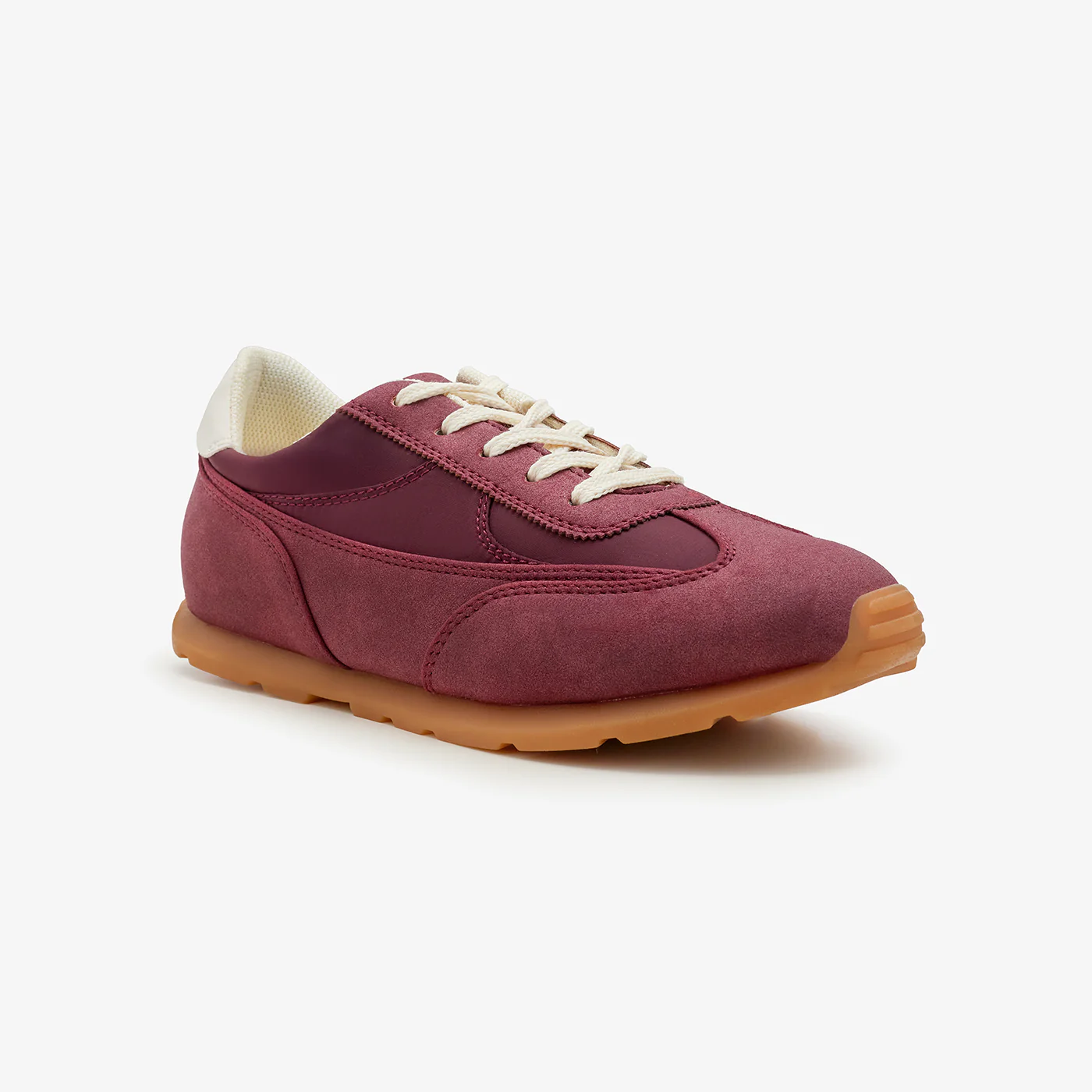 Girls' Contrast Sole Suede Sneakers - Image 3