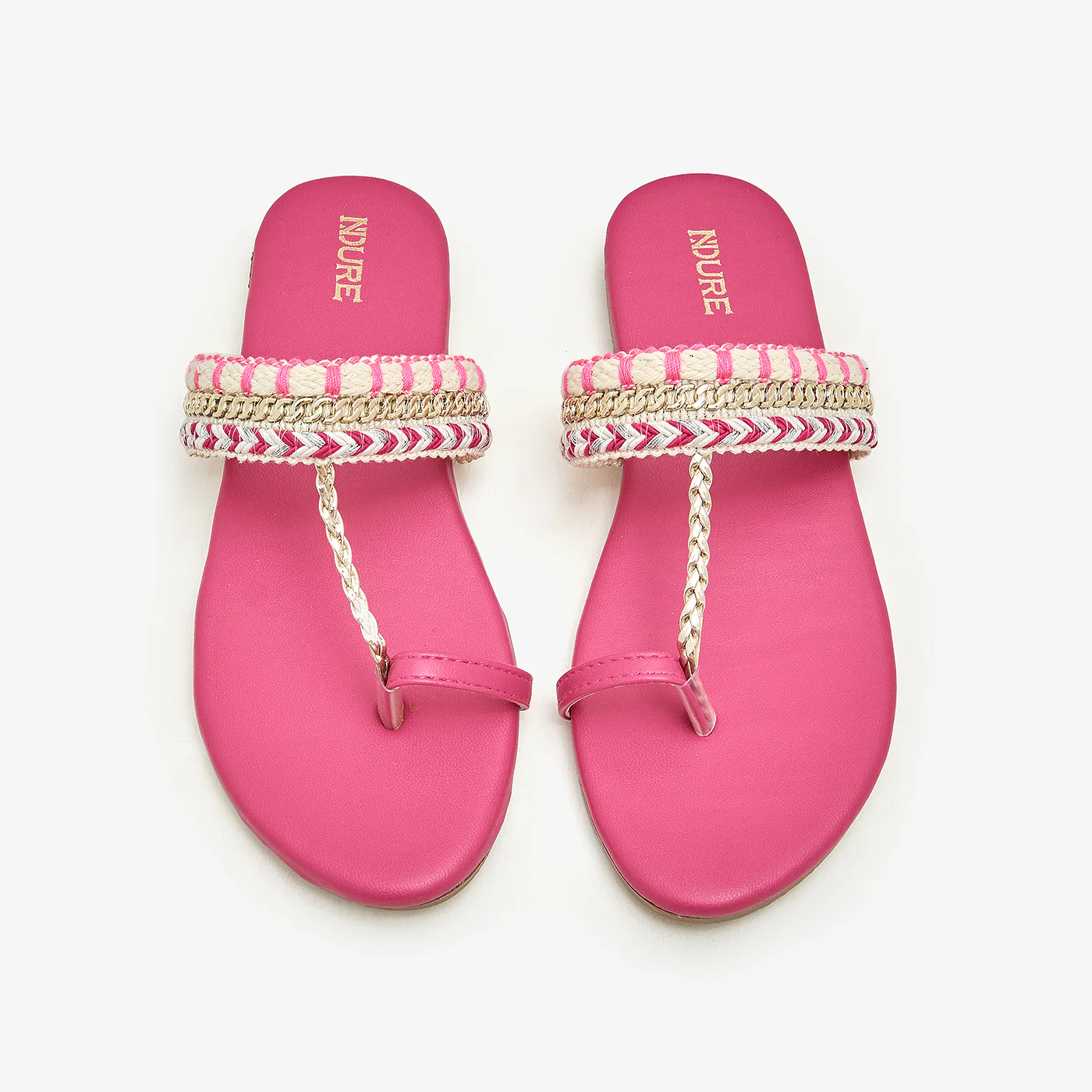 Girl's Ethnic Slides - Image 2