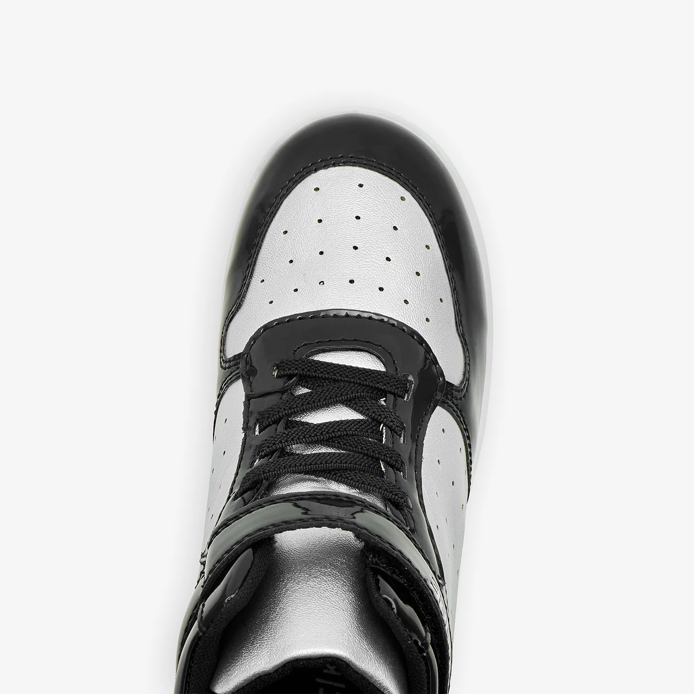 Girls’ Metallic High-Top Sneakers - Image 4