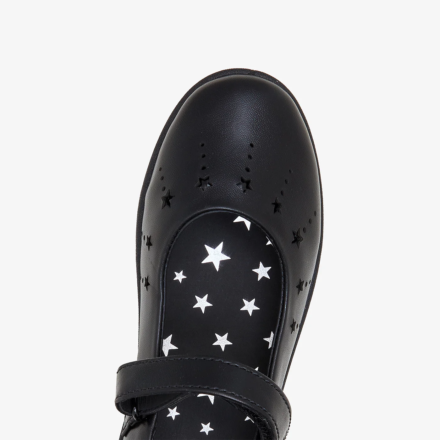 Girls Laser Cut School Shoes - Image 5
