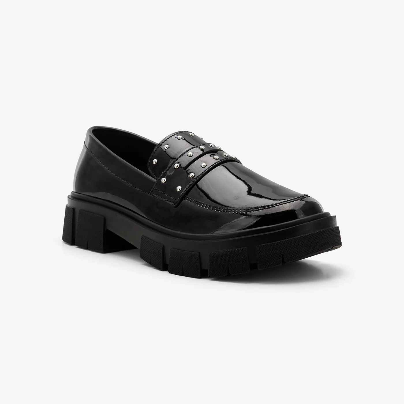 Girls’ Patent Chunky Loafers - Image 2