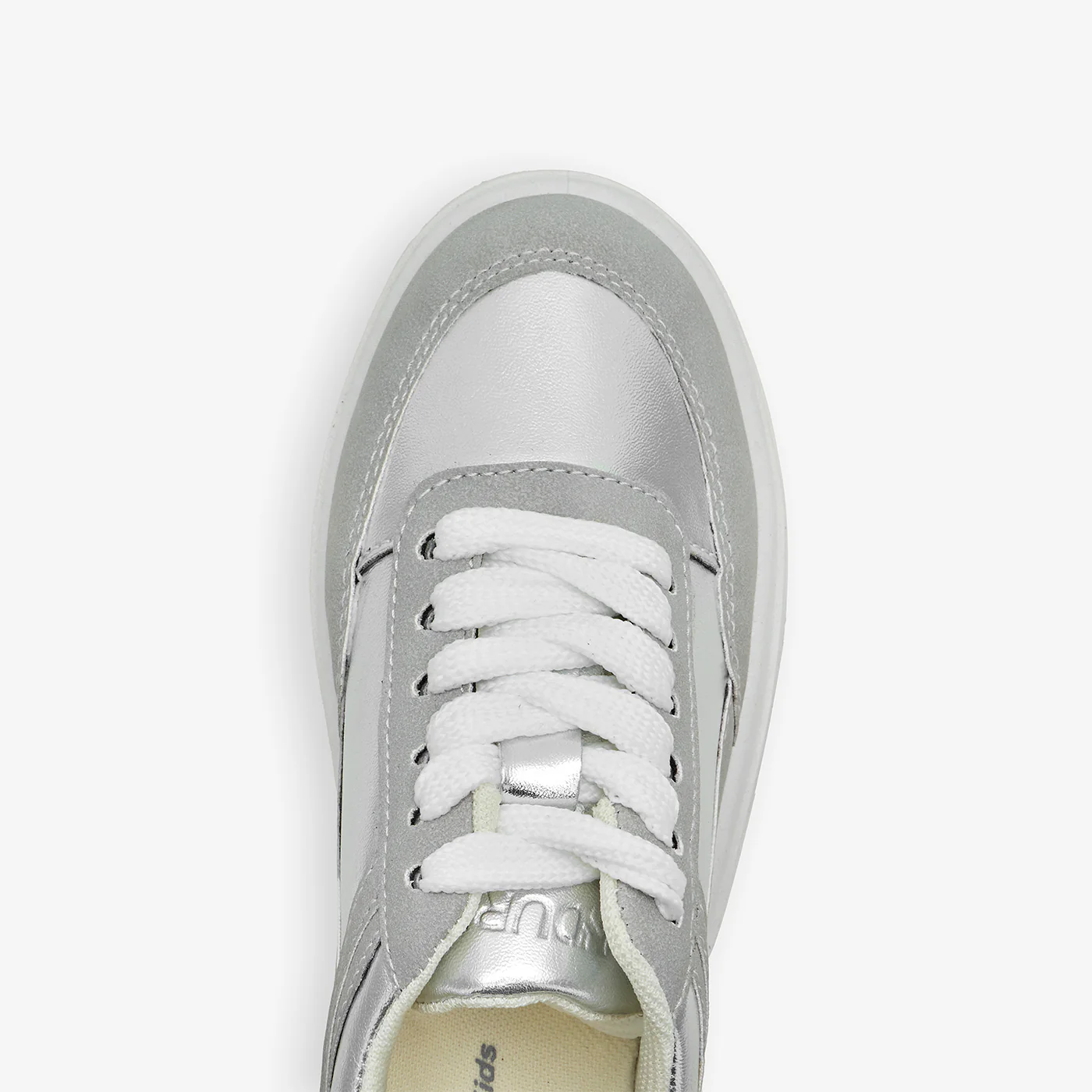 Girls' Metallic Effect Platform Sneakers - Image 5