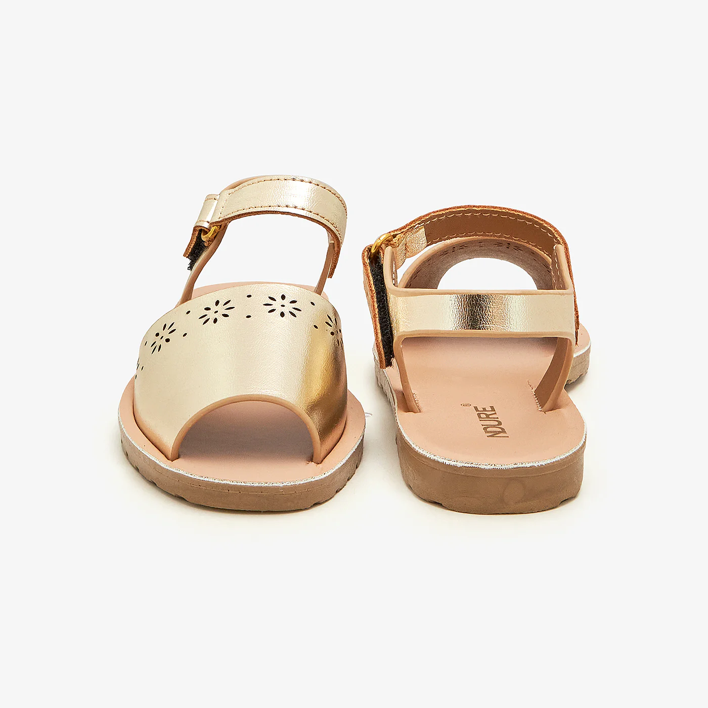 Girls' Metallic Sandals - Image 5