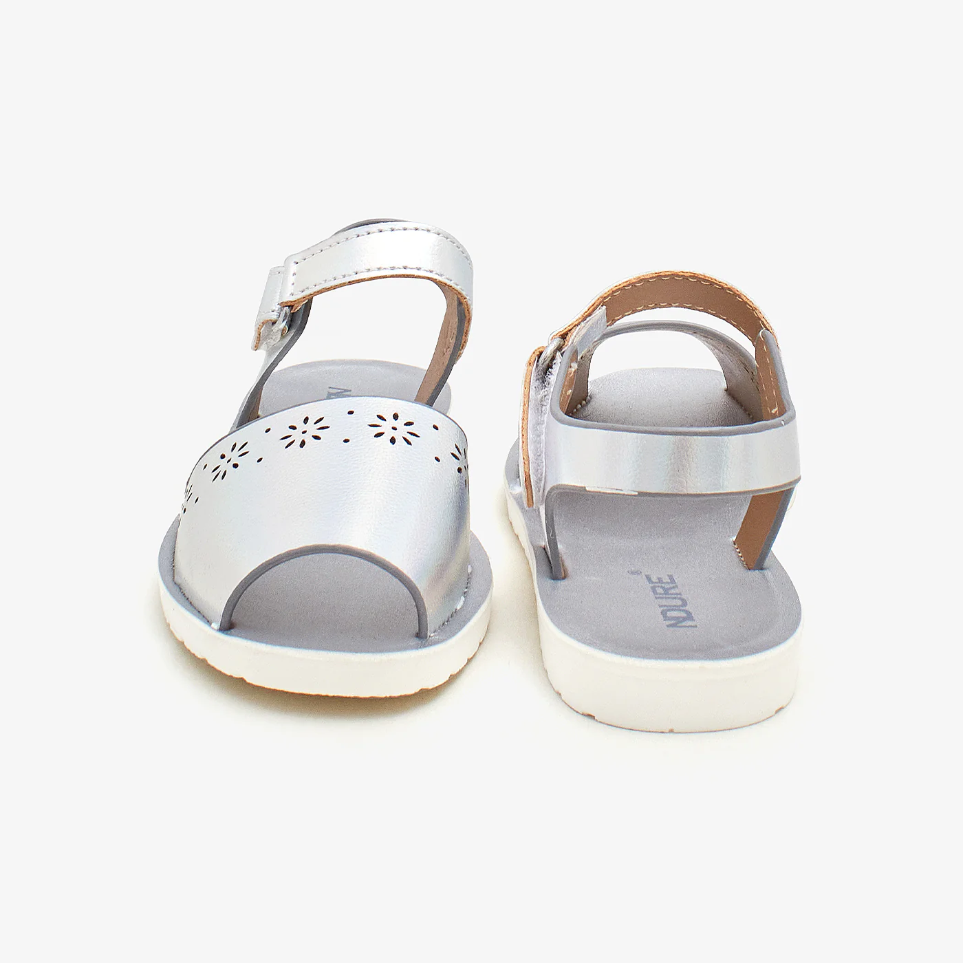 Girls' Metallic Sandals - Image 5