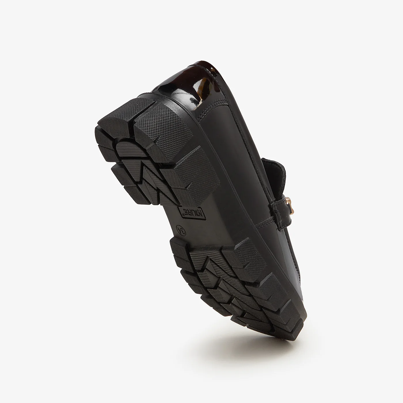 Girls' Patent Leather Chunky Loafers - Image 5
