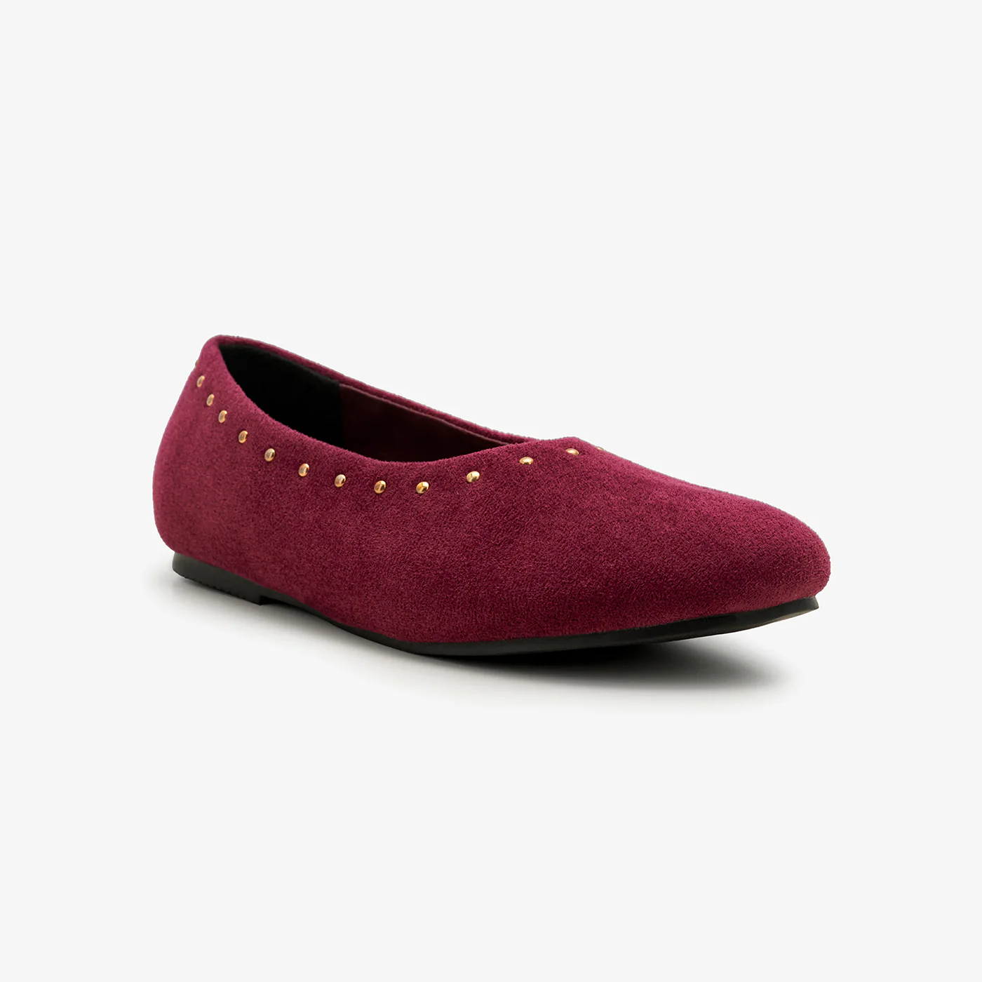 Girls' Studded Ballet Flats - Image 3