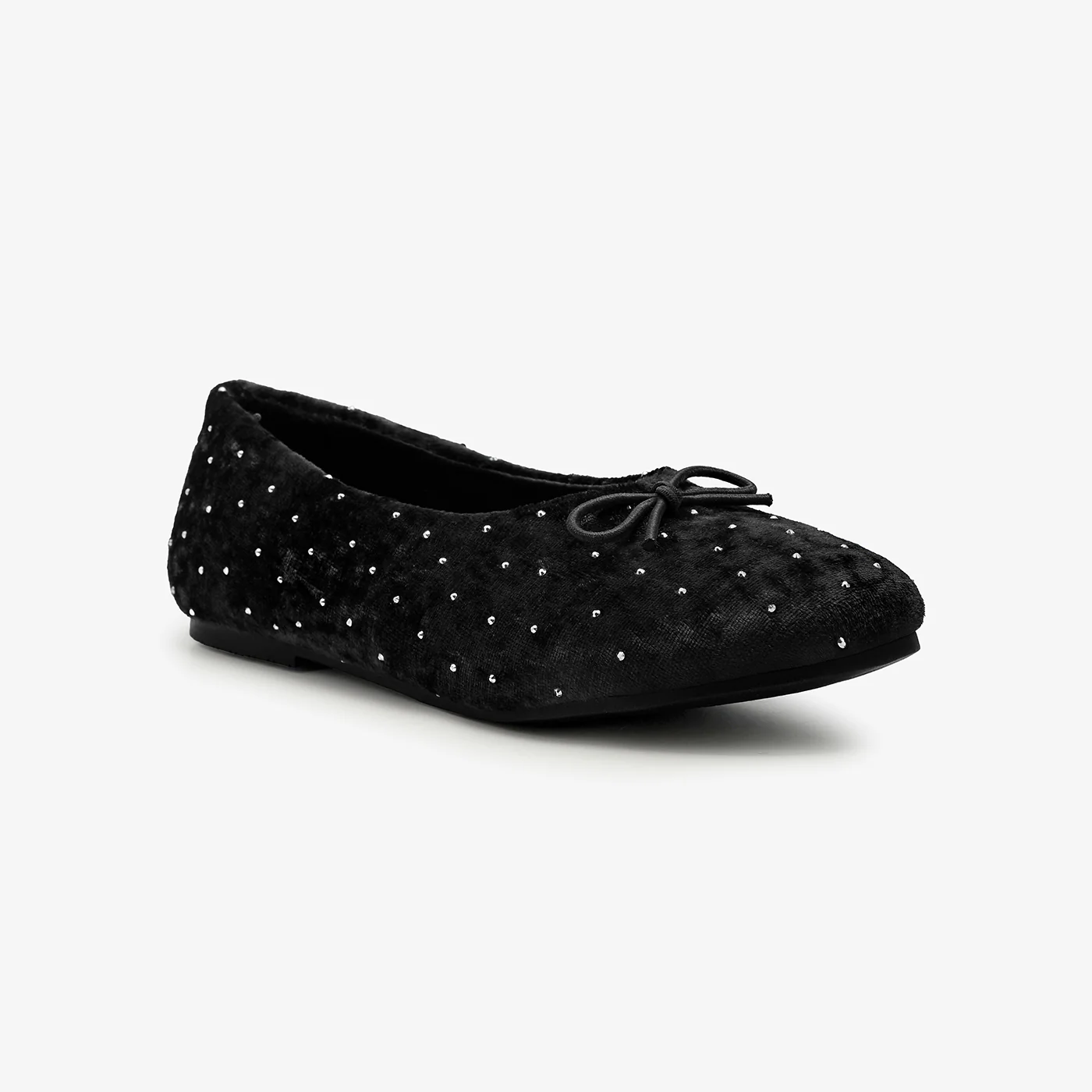 Girls' Suede Ballet Flats - Image 3