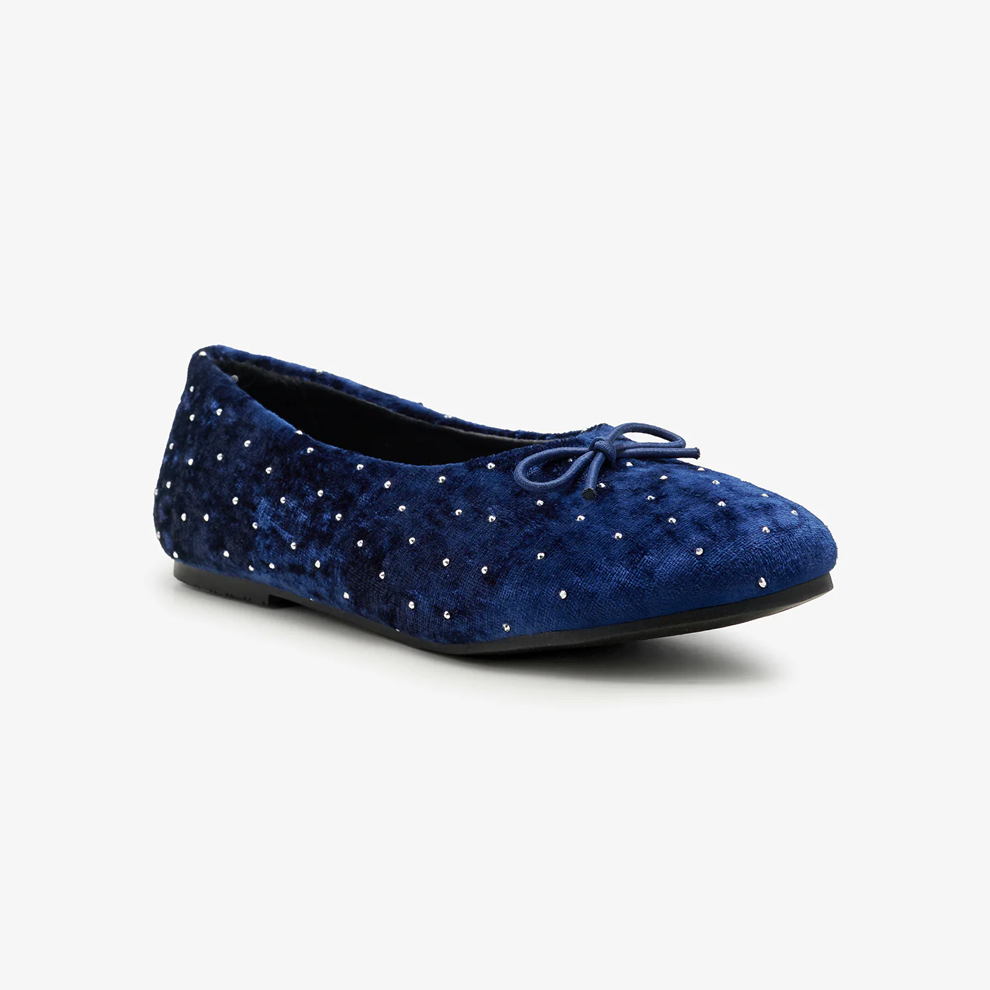 Girls' Suede Ballet Flats - Image 3