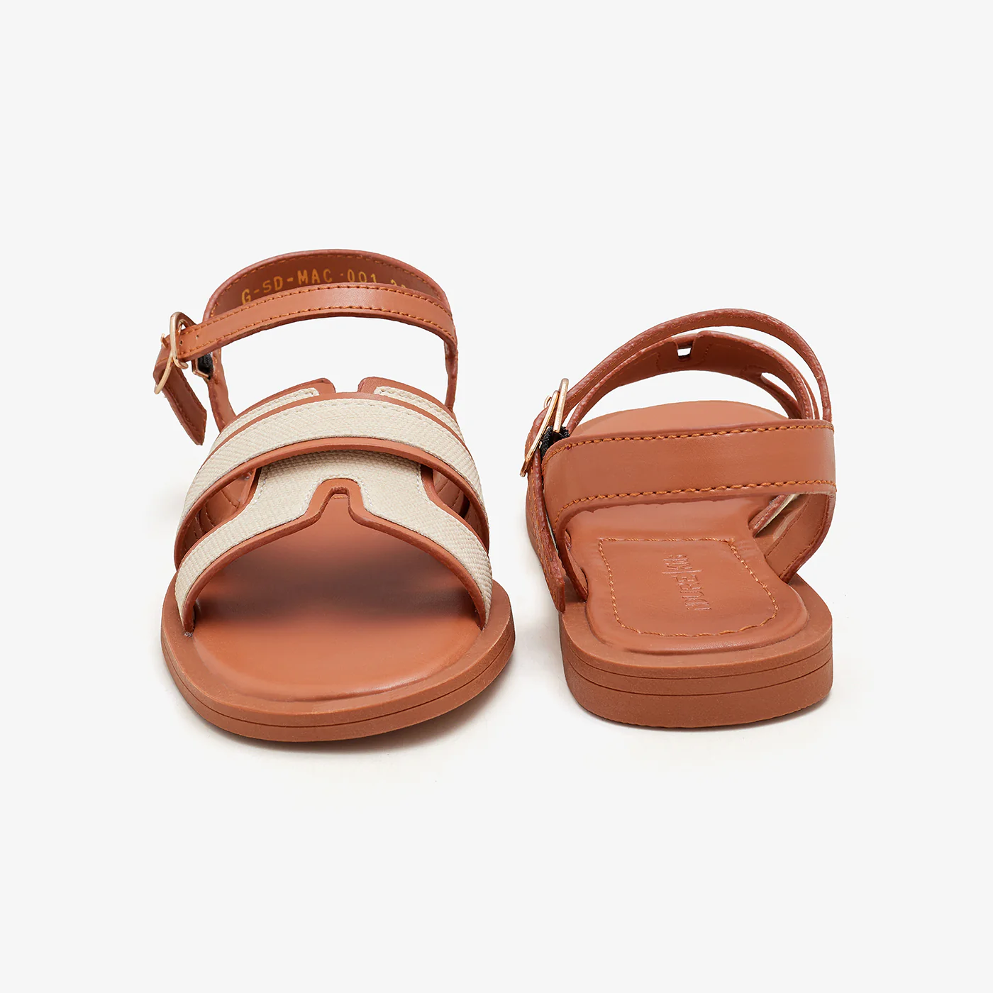 Girls' Trio Strap Sandals - Image 4