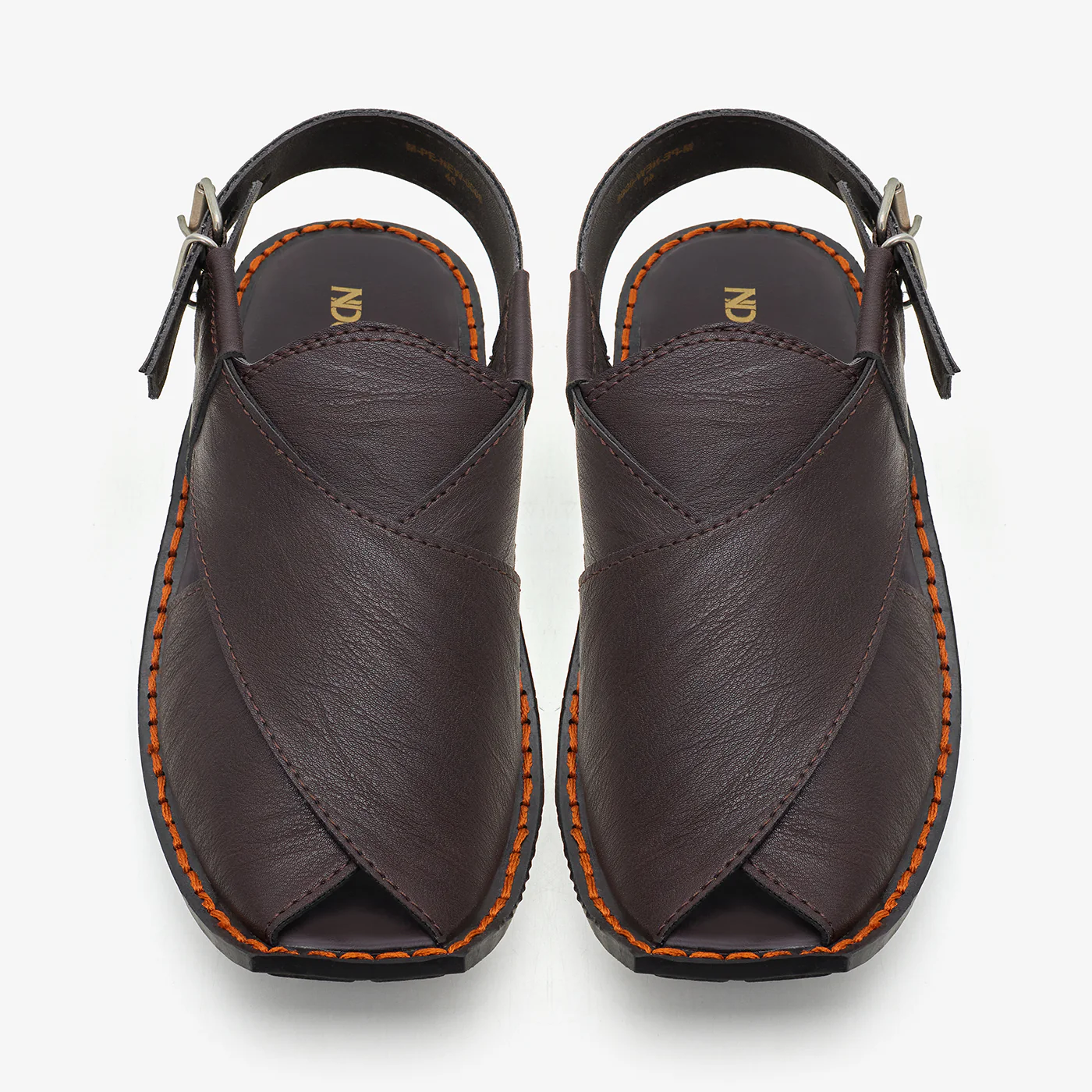 Men's Buckle Peshawari Sandals - Image 2