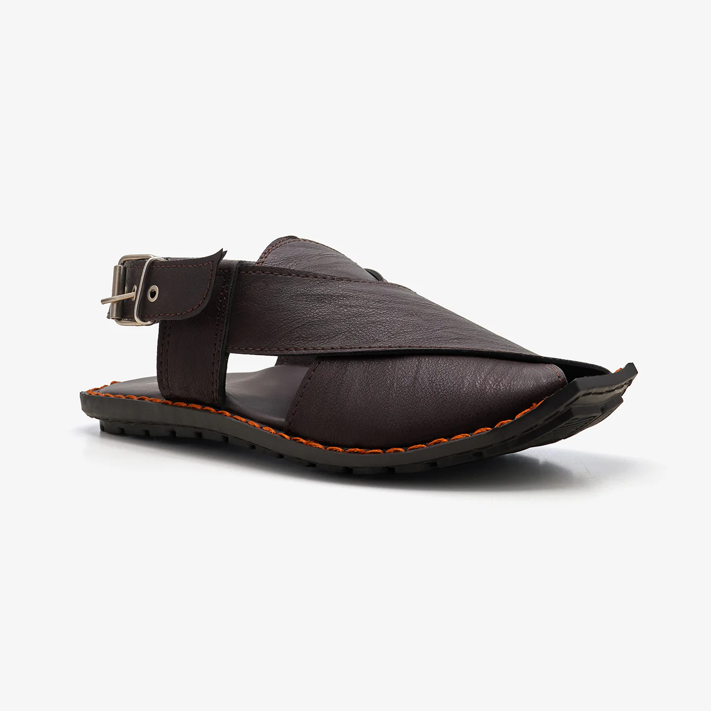 Men's Buckle Peshawari Sandals - Image 3