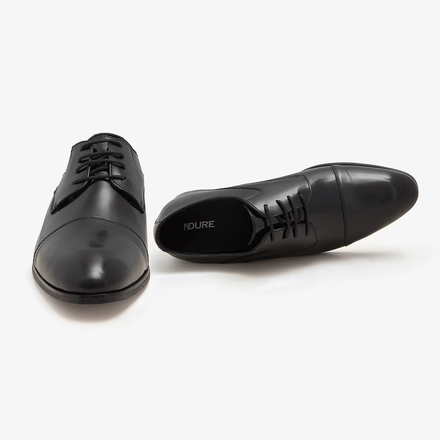 Men's Leather Derby Shoes - Image 3