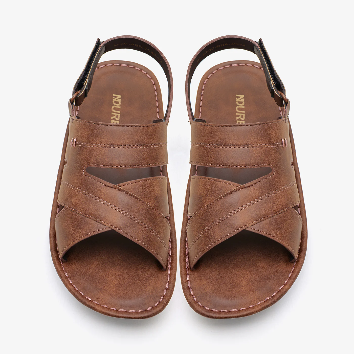 Men's Cross Strap Sandals - Image 2