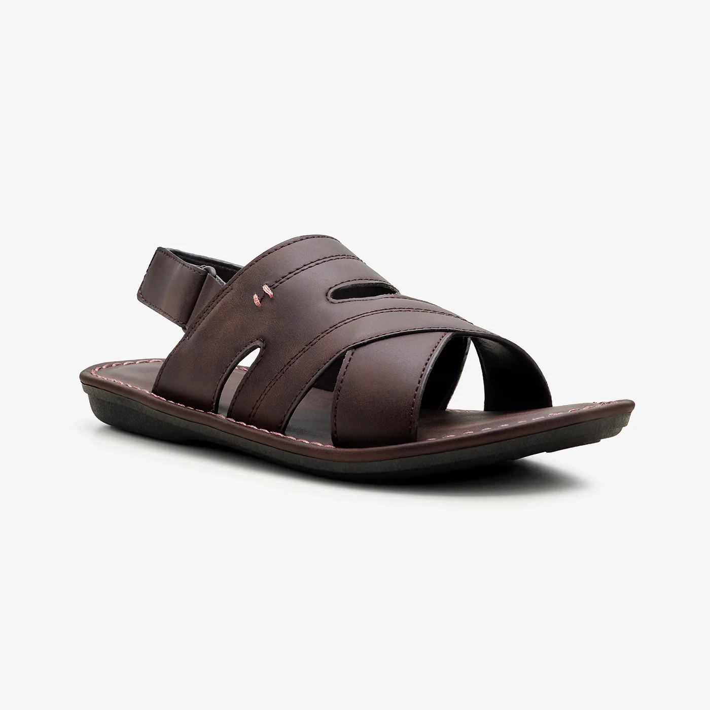 Men's Cross Strap Sandals - Image 3