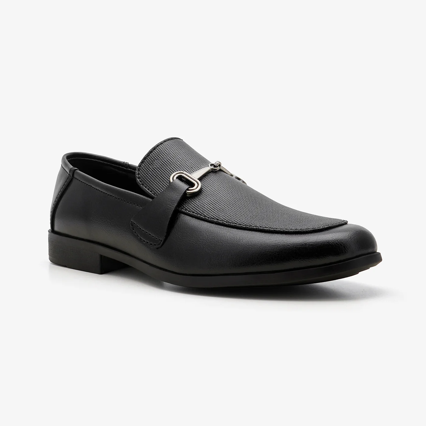 Men's Dress Loafers with Metal Details - Image 3