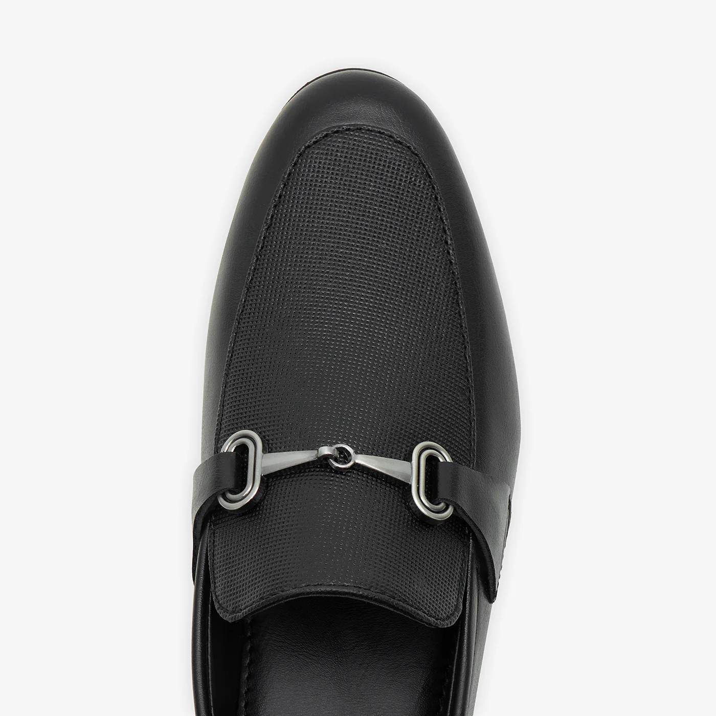 Men's Dress Loafers with Metal Details - Image 4