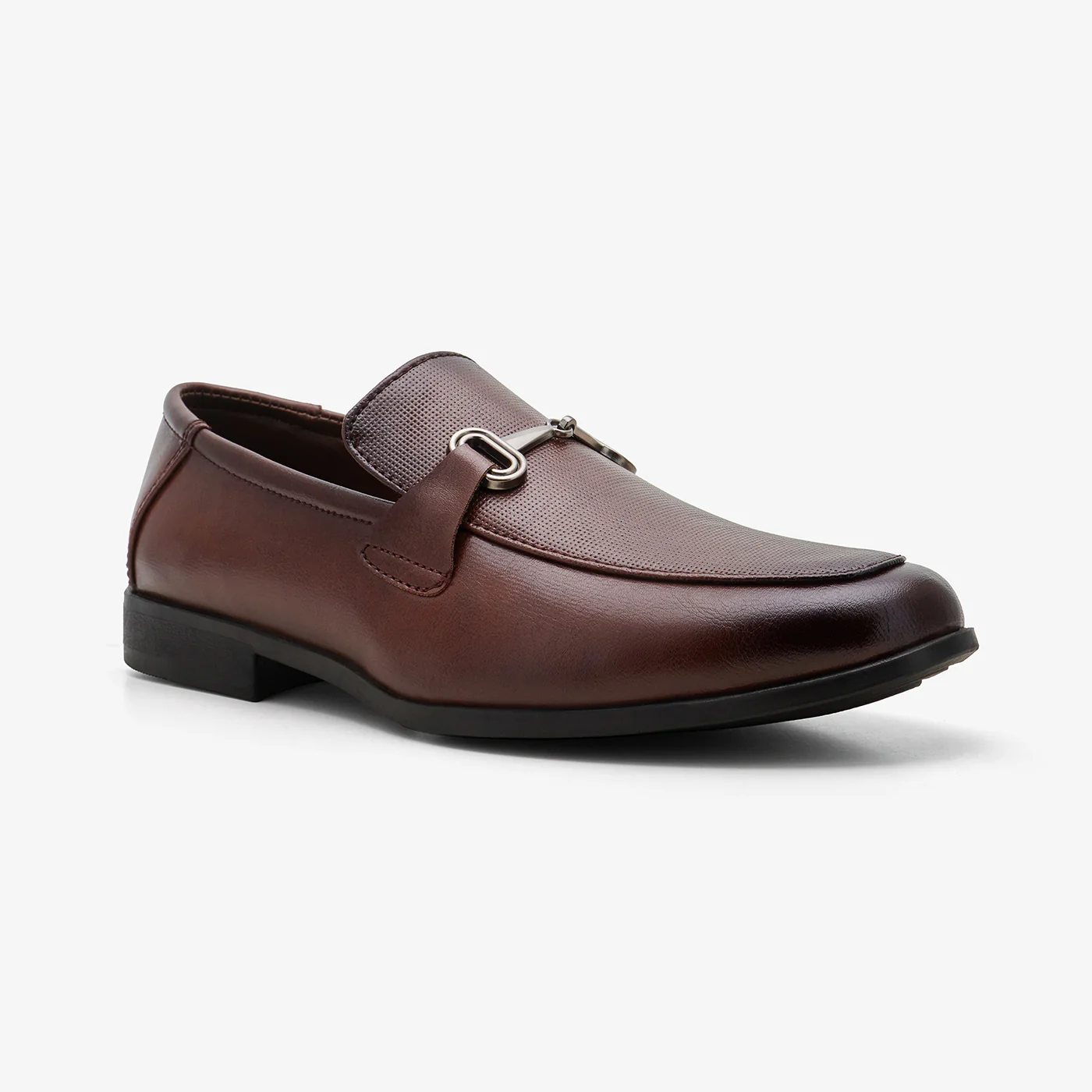 Men's Dress Loafers with Metal Details - Image 3