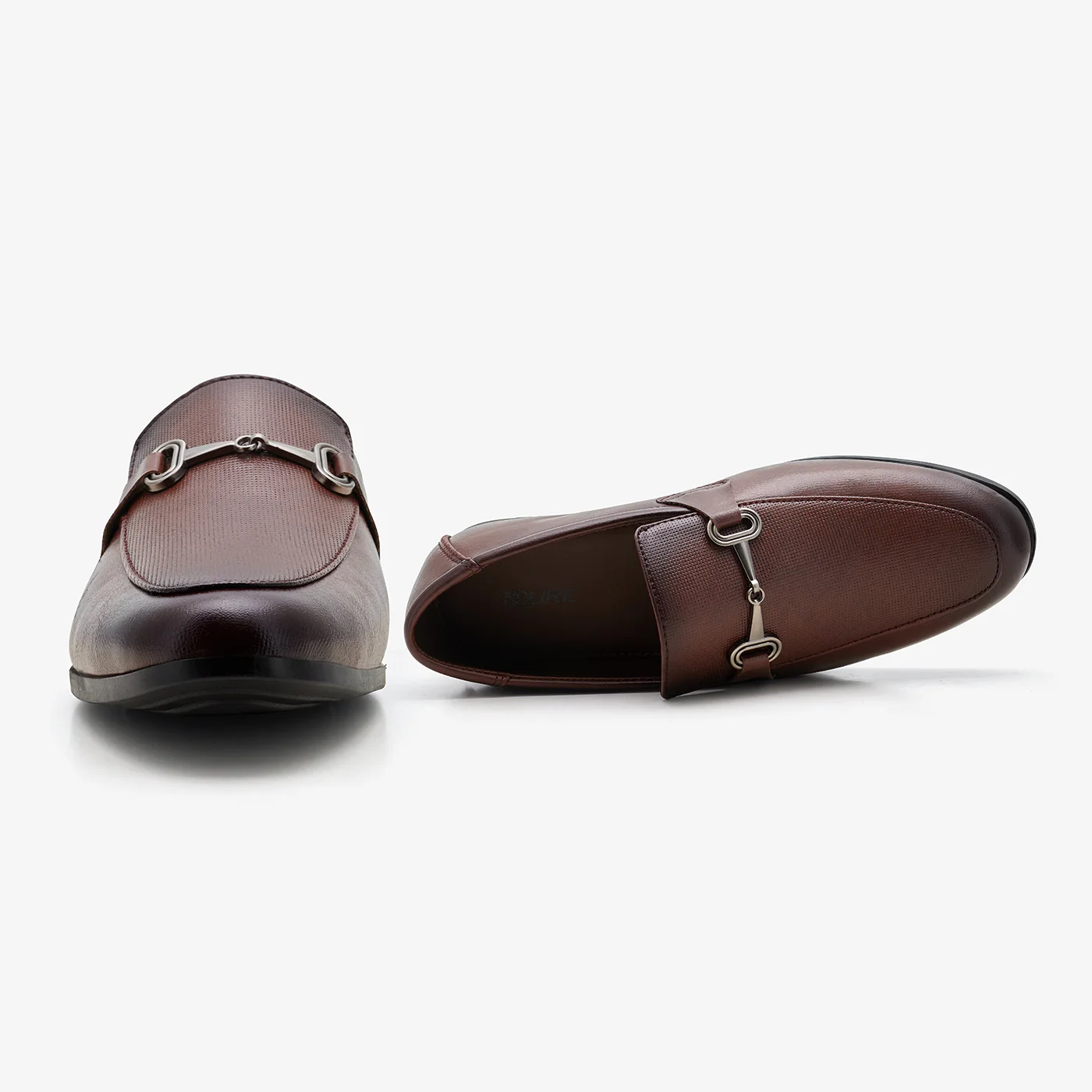 Men's Dress Loafers with Metal Details - Image 6
