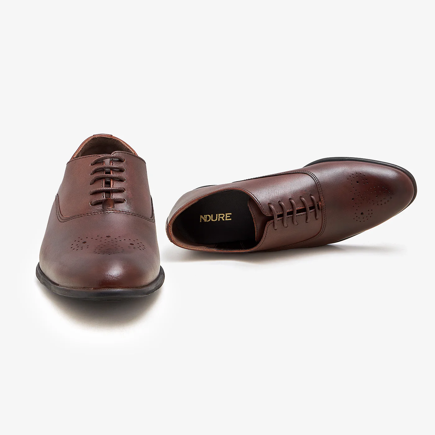 Men's Leather Oxford Shoes - Image 4