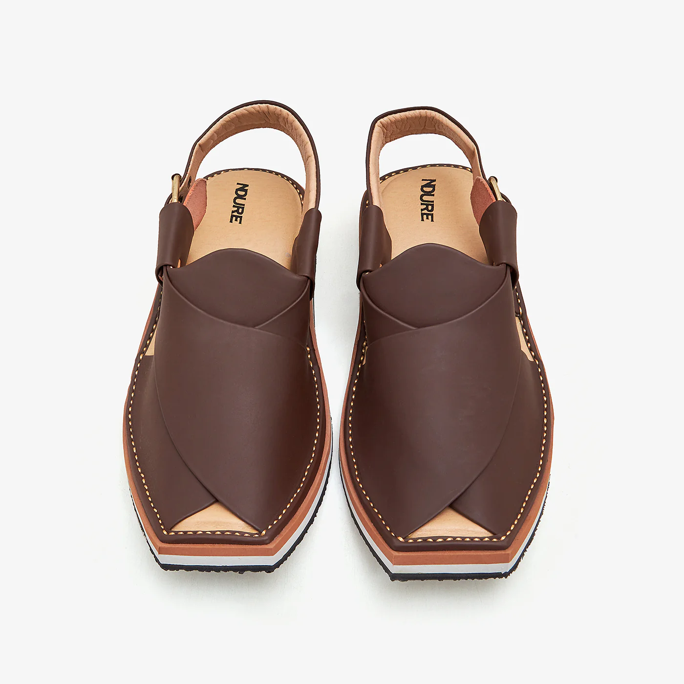 Men's Leather Peshawaris - Image 2