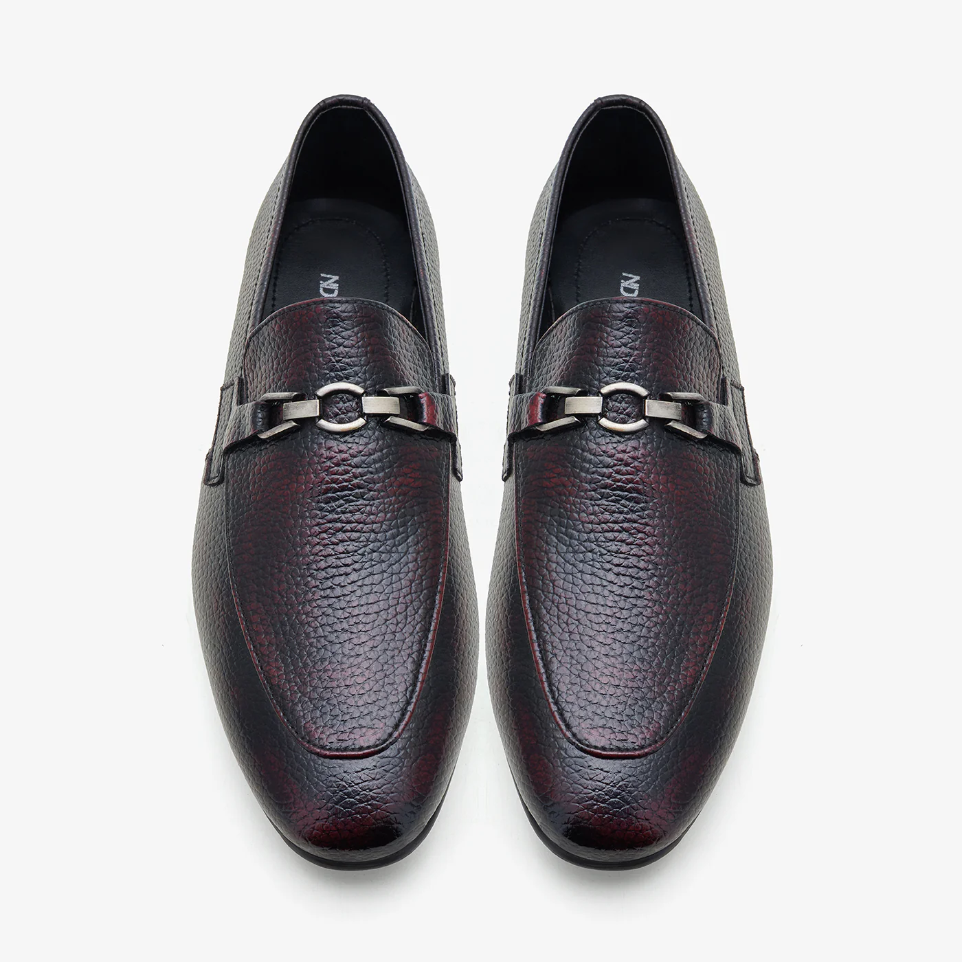 Men's Loafers with Metal Detail - Image 2