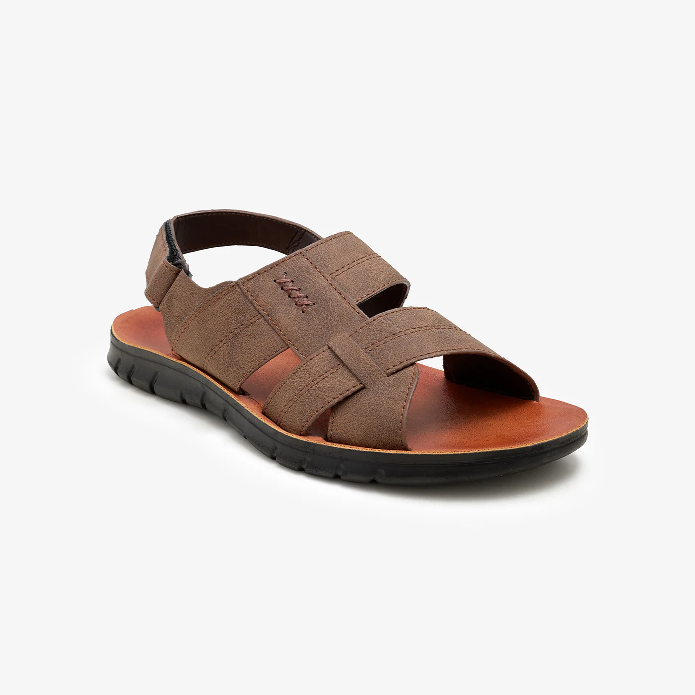Men's Topstitched Sandals - Image 3