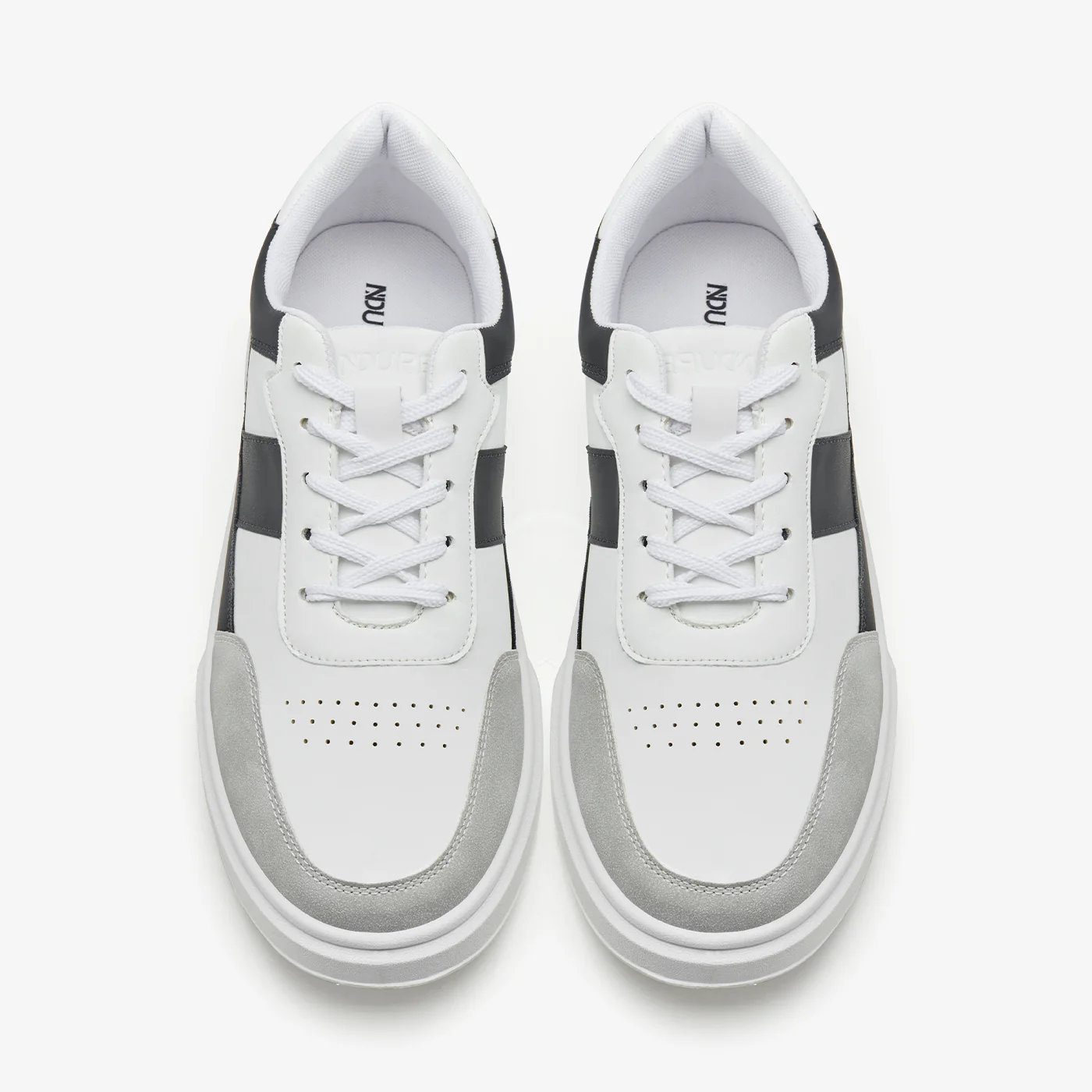 Men's Panelled Lace-Up Sneakers - Image 2