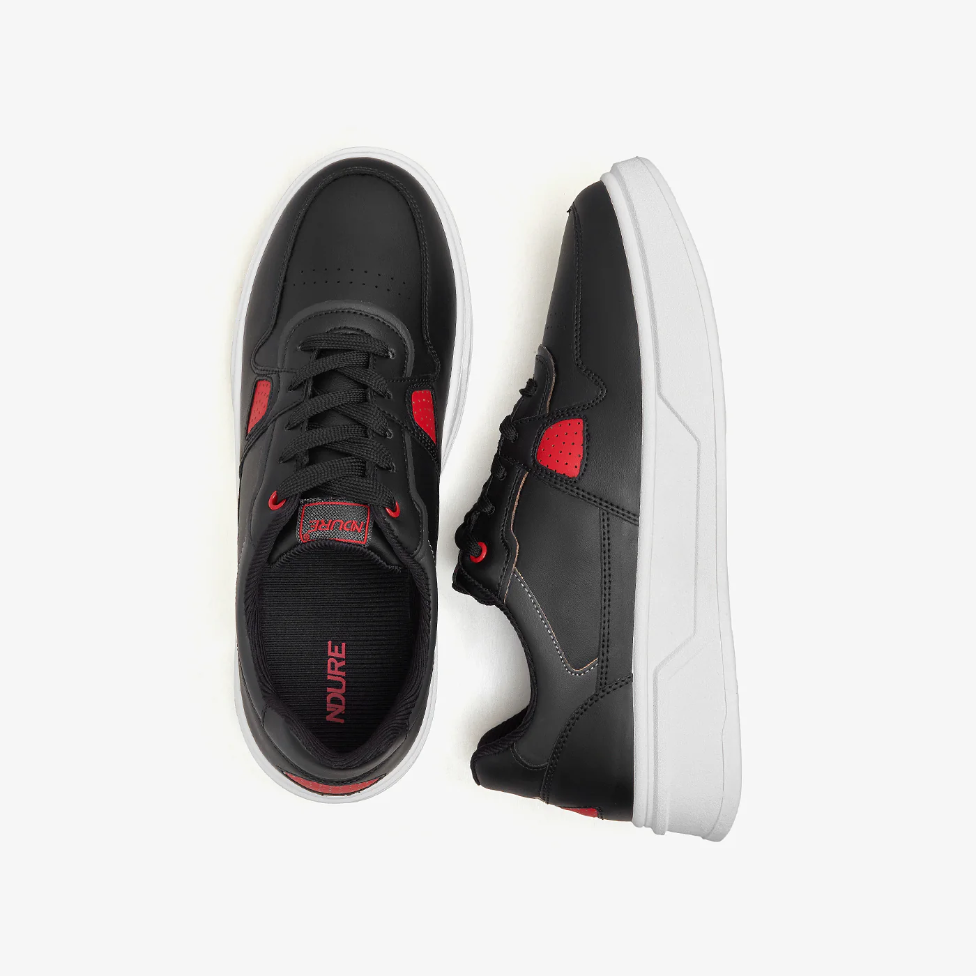 Men's Panelled Lace-Up Sneakers - Image 3