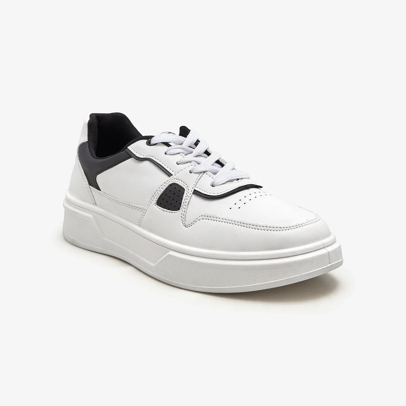 Men's Panelled Lace-Up Sneakers