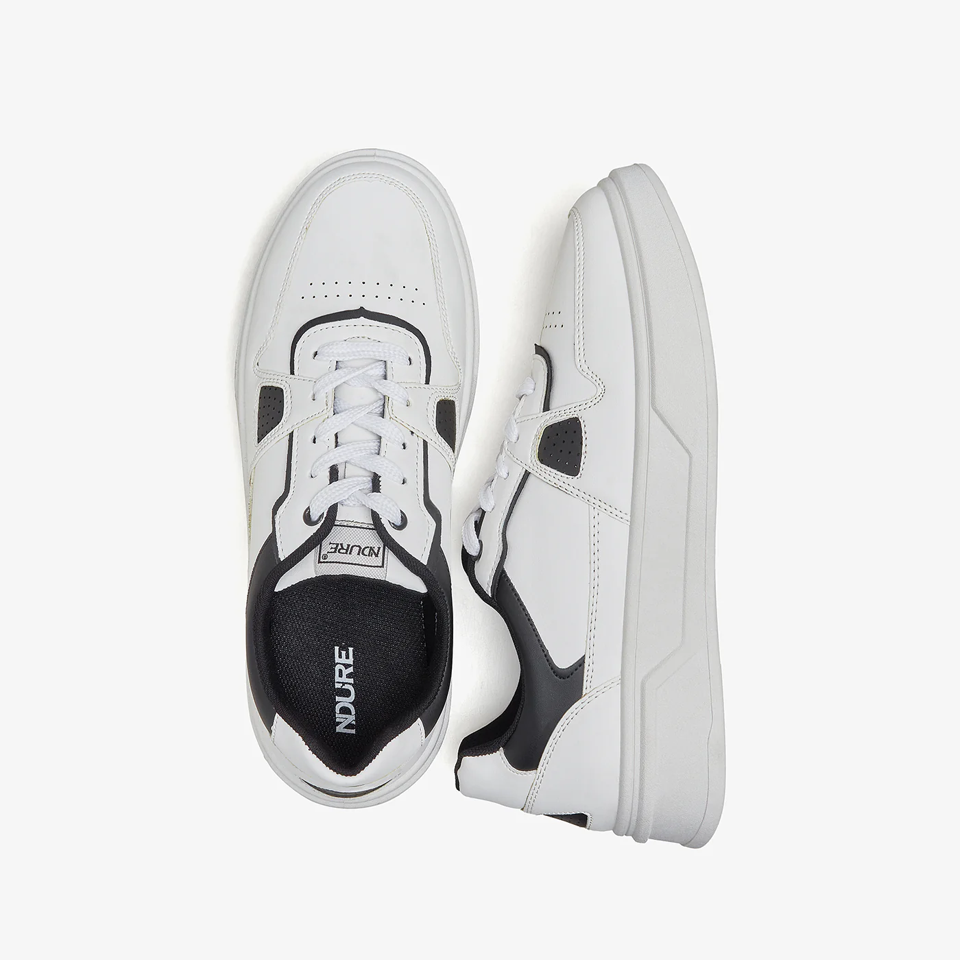 Men's Panelled Lace-Up Sneakers - Image 3