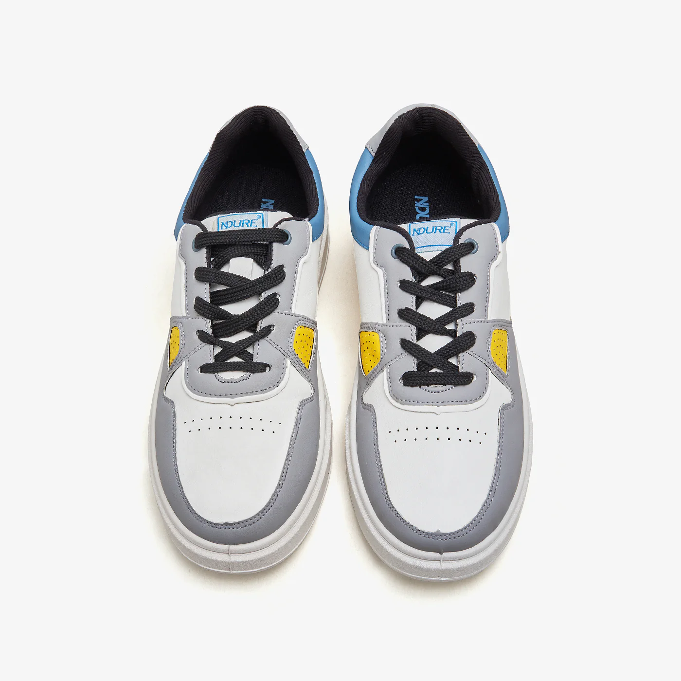 Men's Panelled Lace-Up Sneakers - Image 2