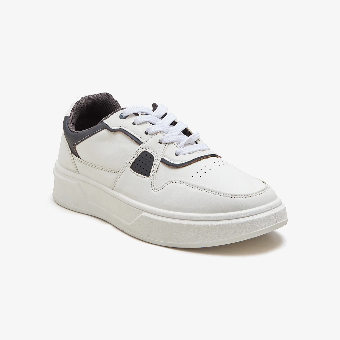 Men's Panelled Lace-Up Sneakers