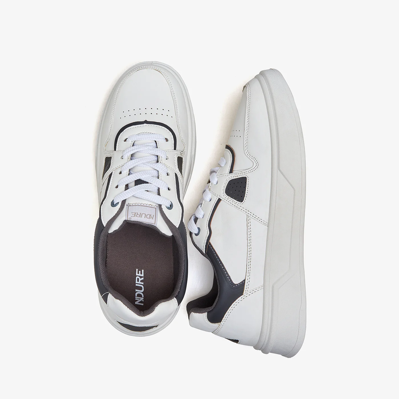 Men's Panelled Lace-Up Sneakers - Image 3