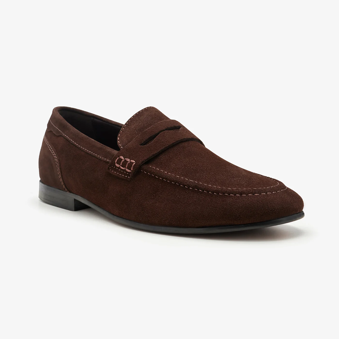 Men’s Suede Penny Loafers - Image 3