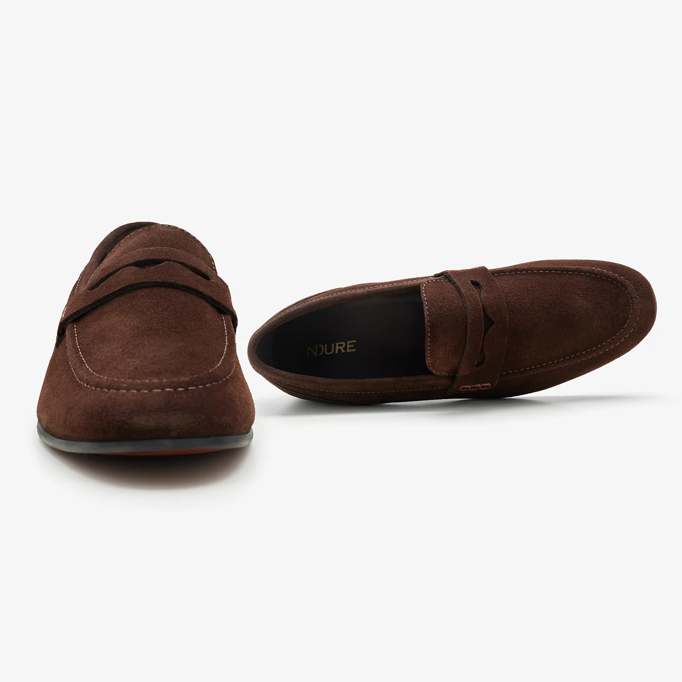 Men’s Suede Penny Loafers - Image 4