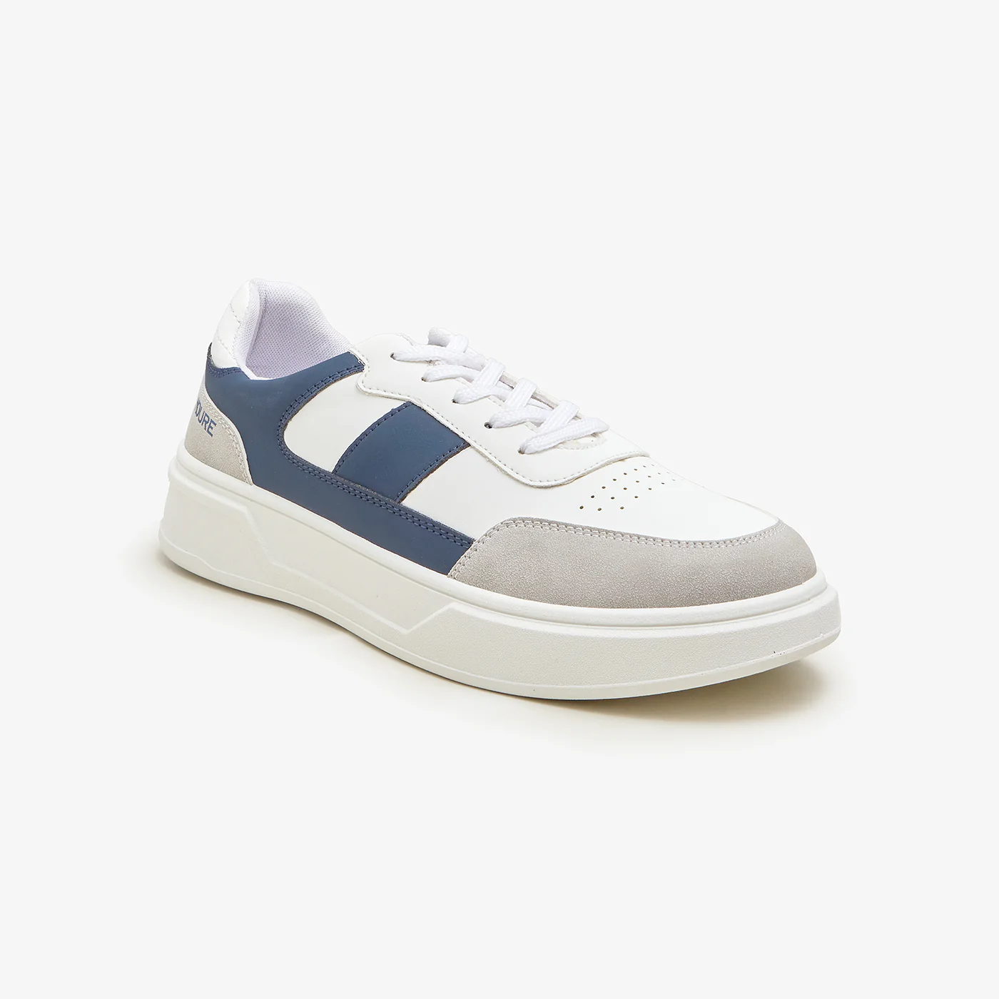 Men's Panelled Lace-Up Sneakers - Image 3