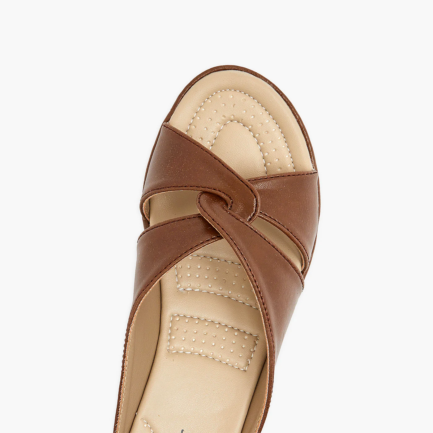Women's Twisted Strap  Slides - Image 5