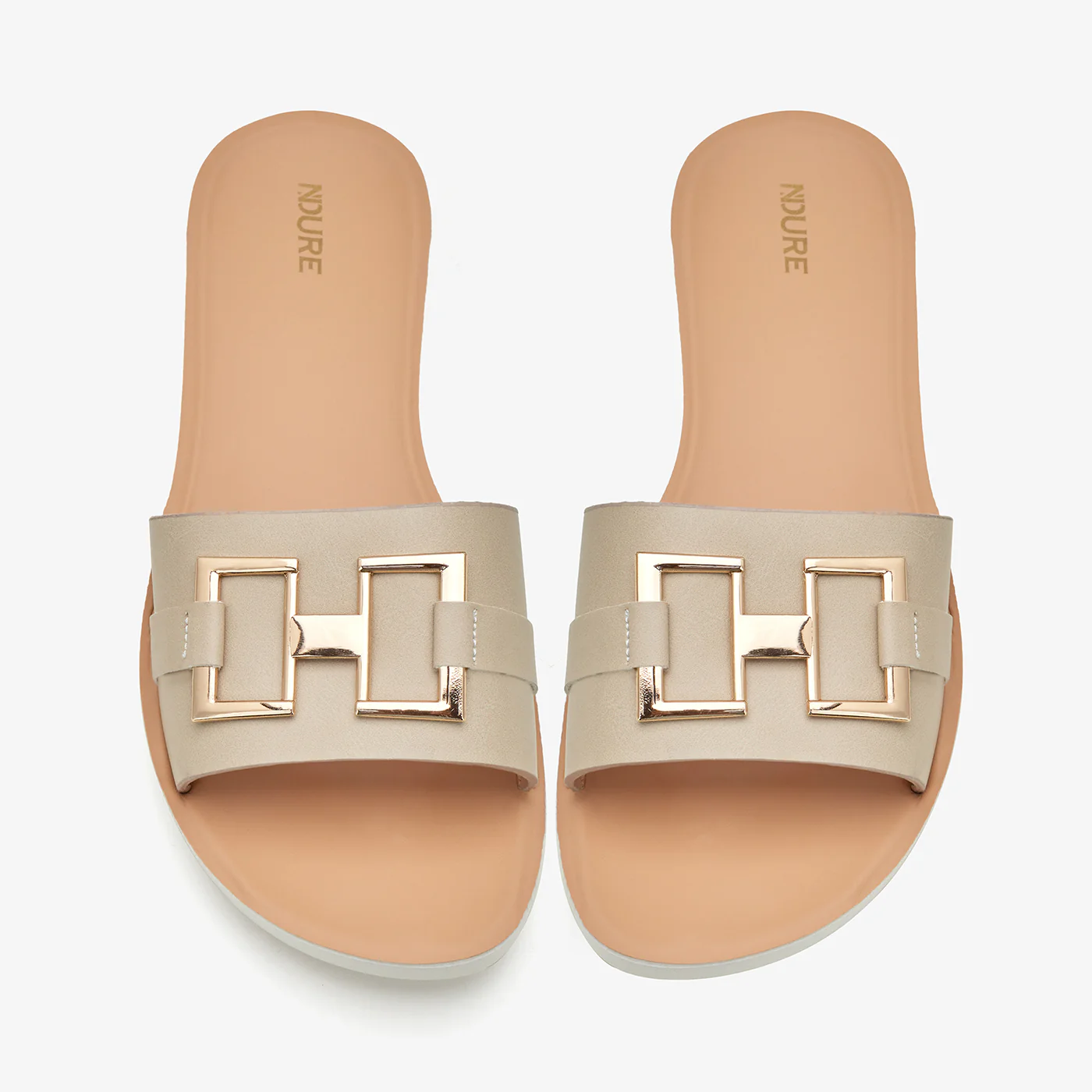 Women's Wide Strap Slides - Image 2