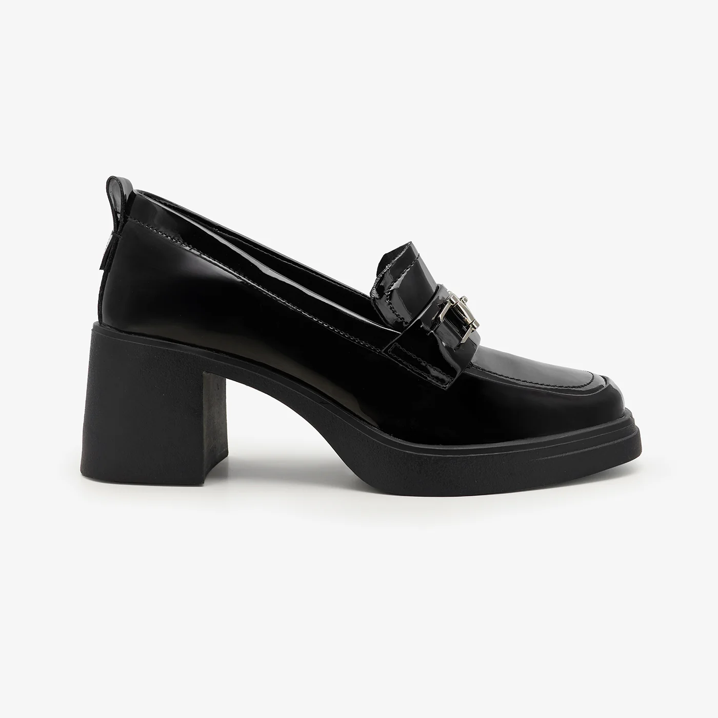 Women's Block Heel Loafers - Image 4