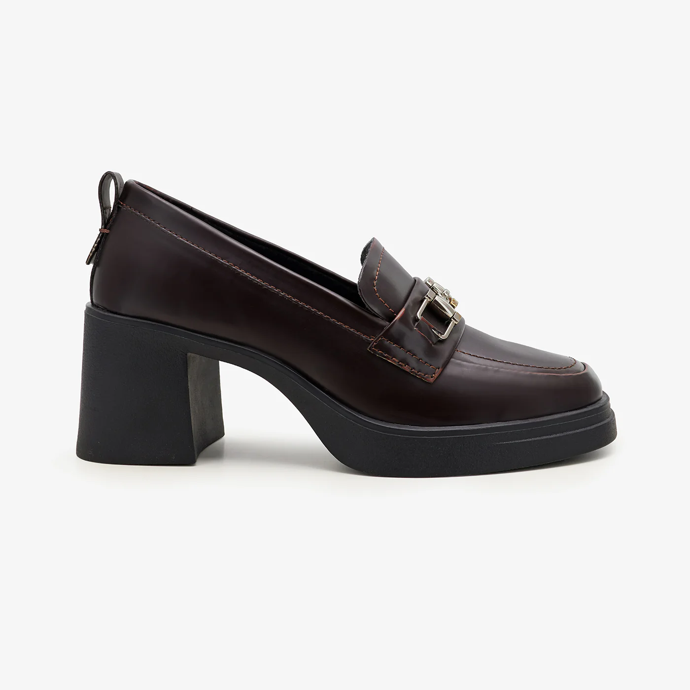 Women's Block Heel Loafers - Image 4