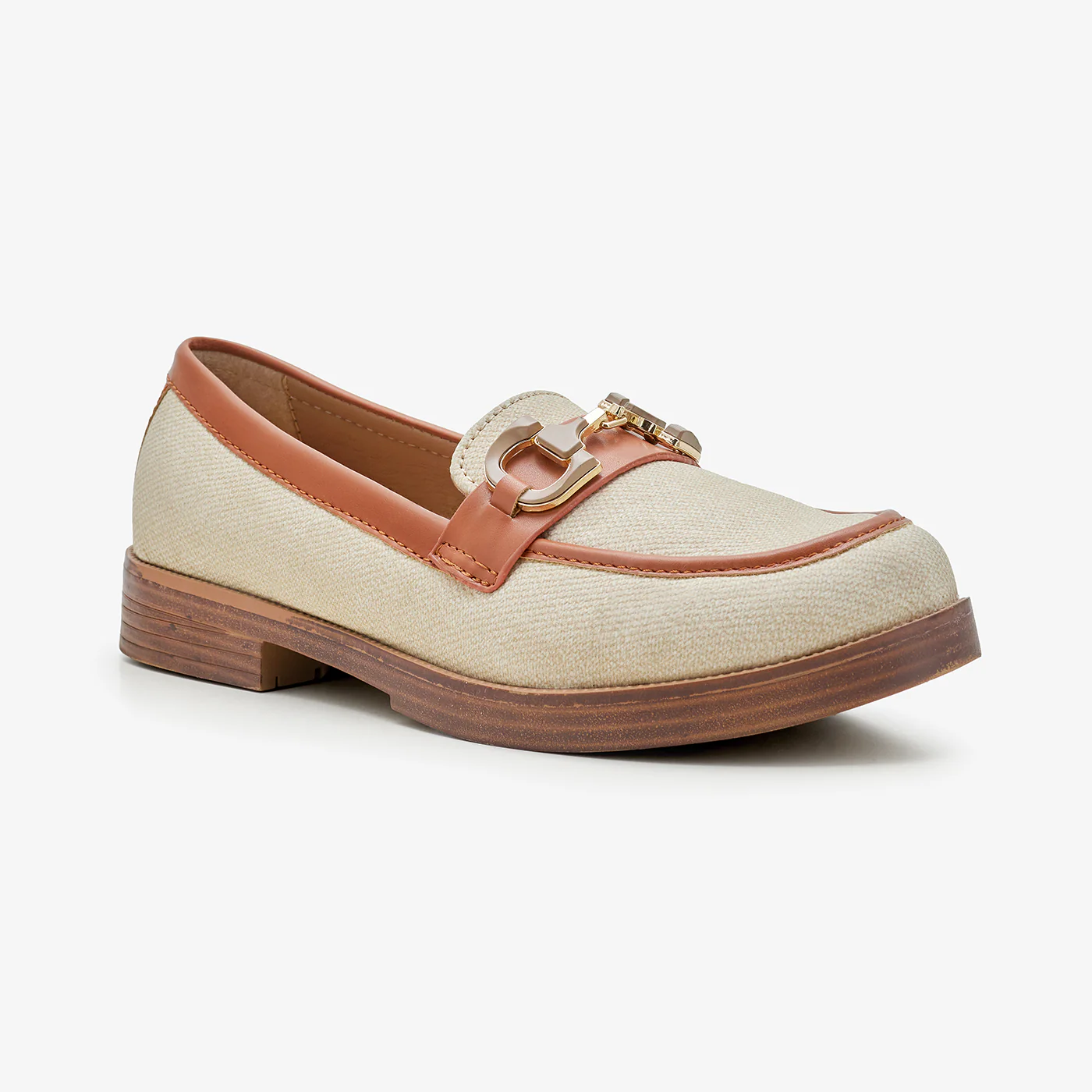 Women's Buckle Detail Loafers - Image 3