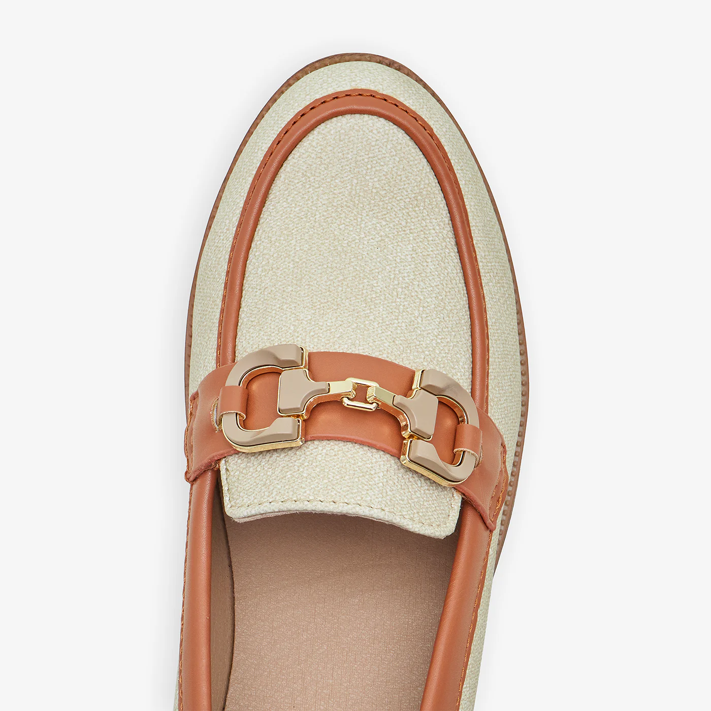 Women's Buckle Detail Loafers - Image 4