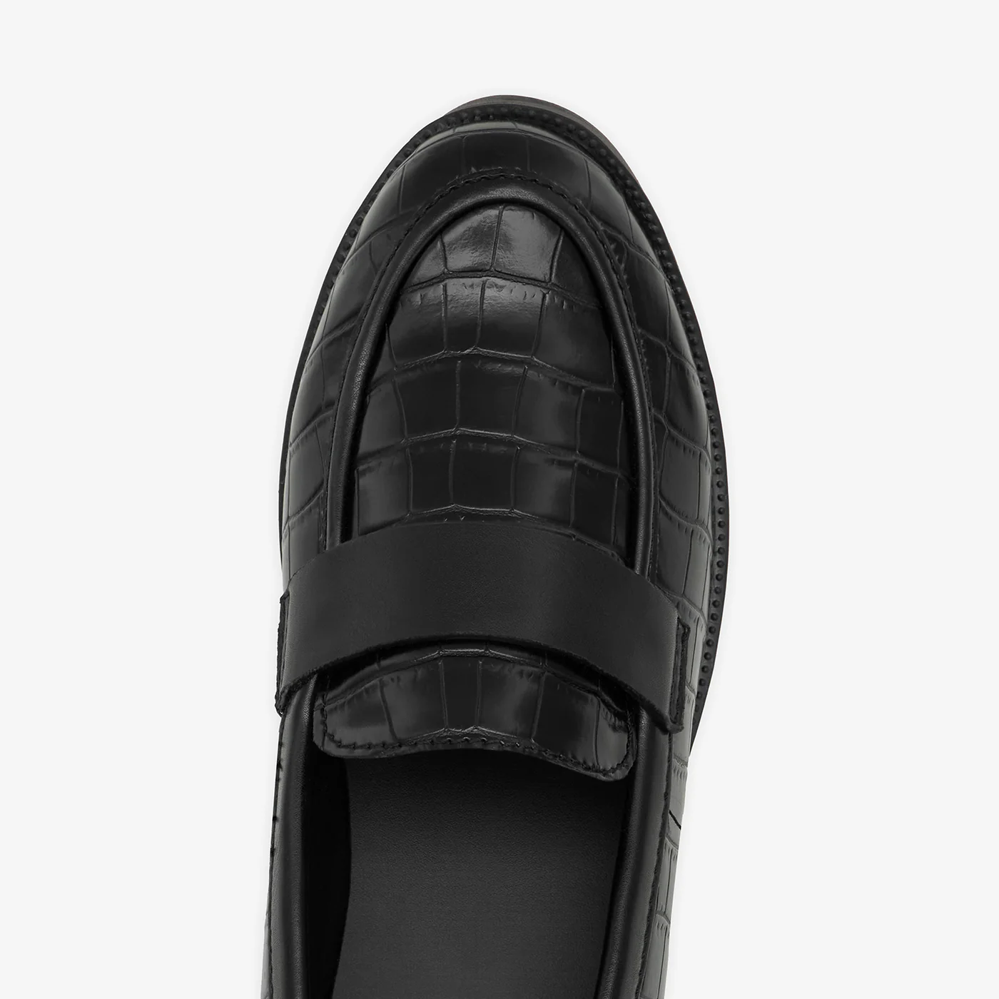 Women’s Embossed Penny Loafers - Image 4