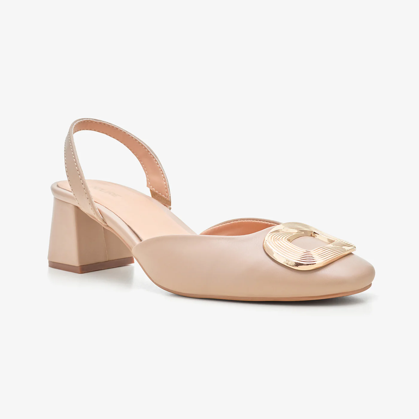 Women's Buckle-Detail Slingback Heels - Image 3